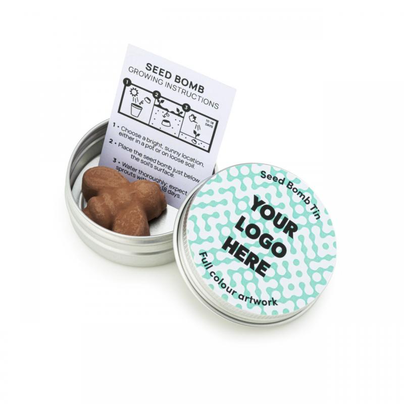 Image of Bee Shaped Seed Bomb - Tin